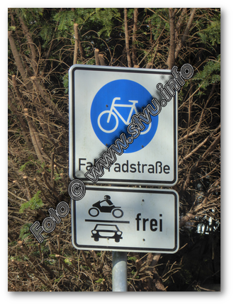 Einschränkung einer Fahrradstraße