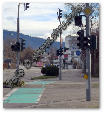 ausgeschaltete Ampel