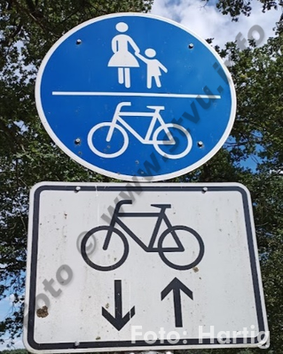 Radweg Gegenverkehr