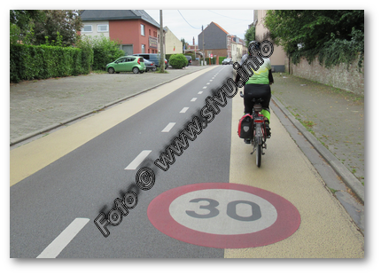 Schutzstreifen für Radfahrer B