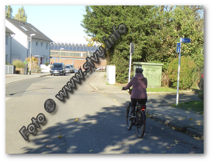 Vorfahrt vor verkehrsberuhigtem Bereich